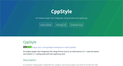 Desktop Screenshot of cppstyle.com